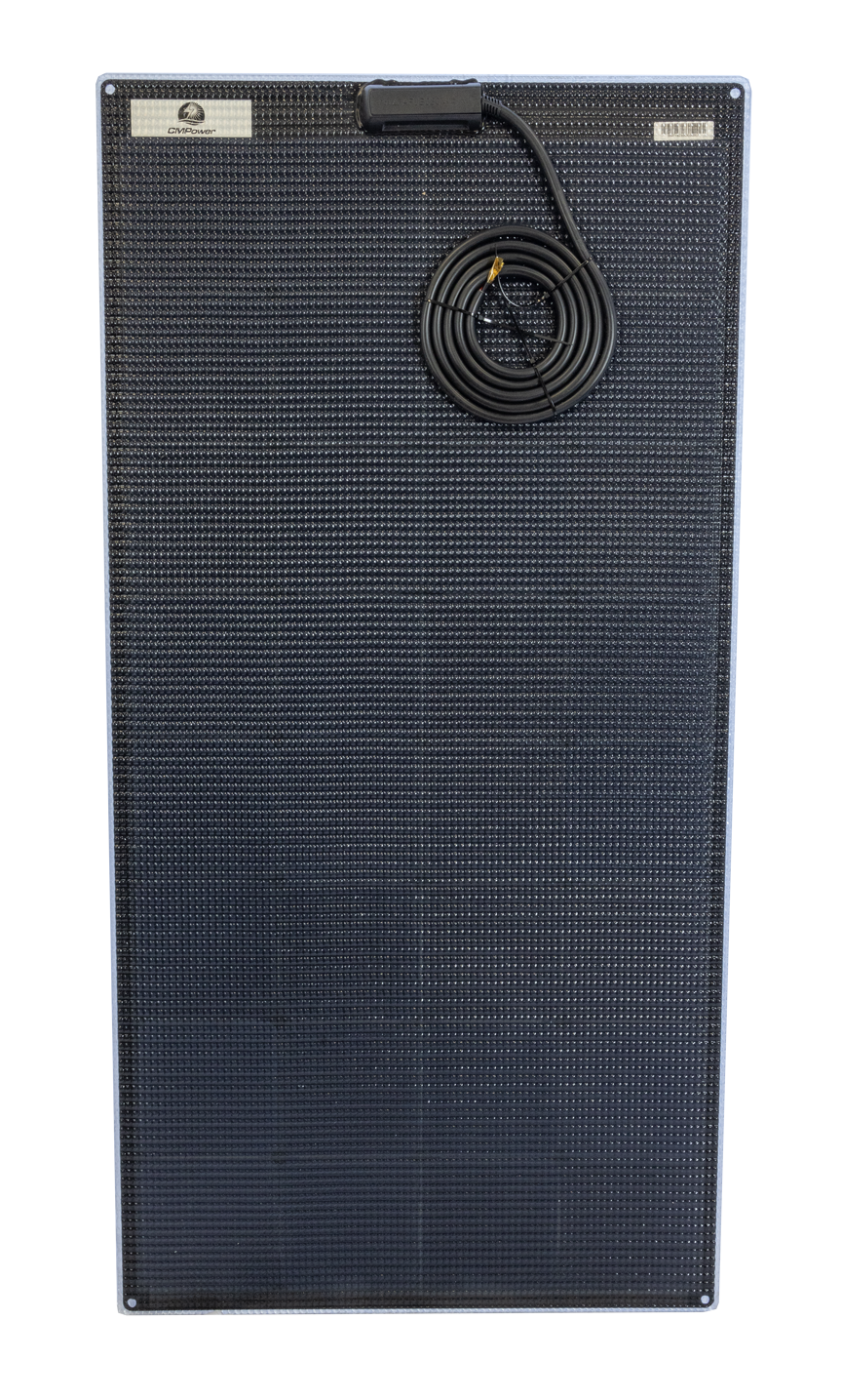 120 Watt Walkable Semi-Rigid Solar Panel - Sunpower A+ Grade 24.4% Efficient Cells