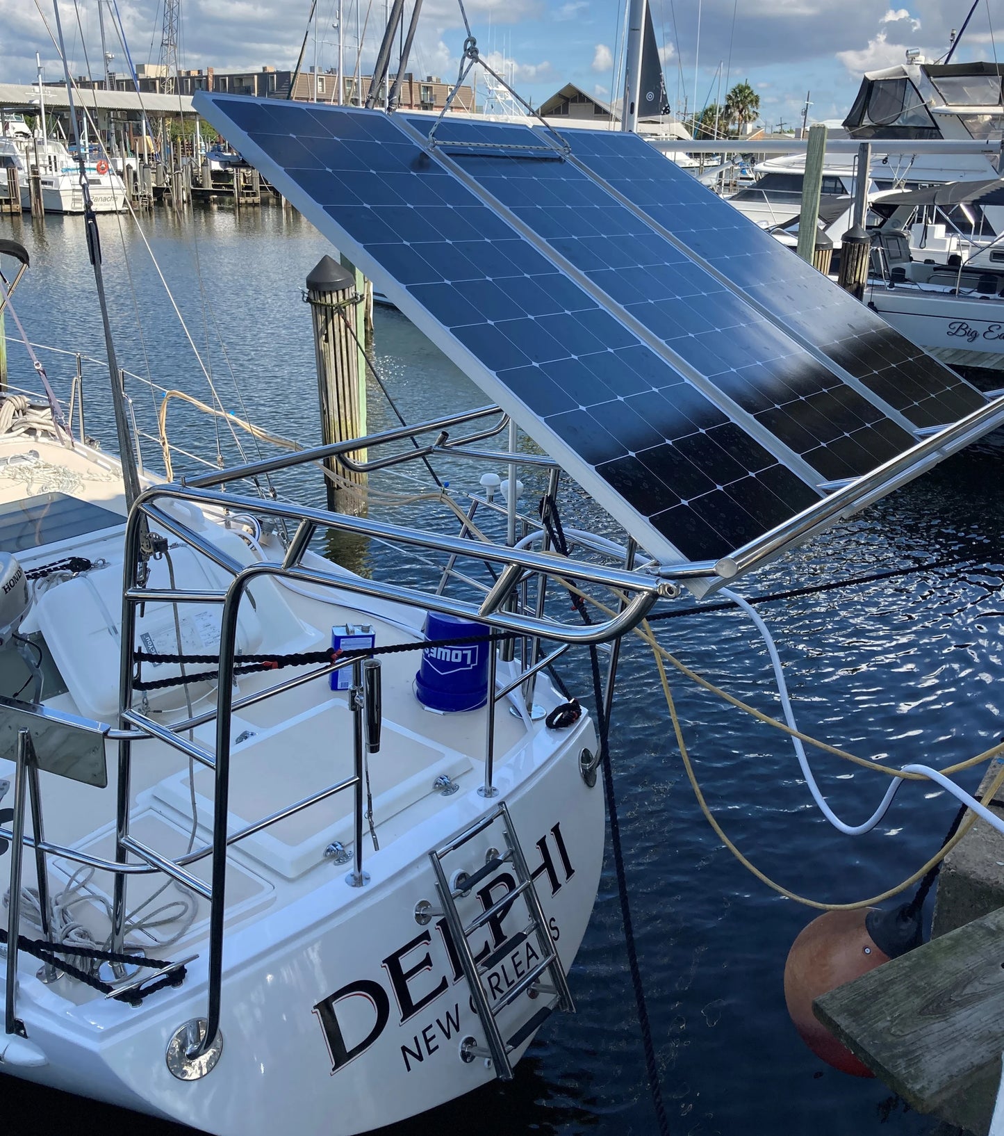 145 Watt 24.4% Efficient Cells Marine Rigid Marine Solar Panel - Sunpower A+ Grade