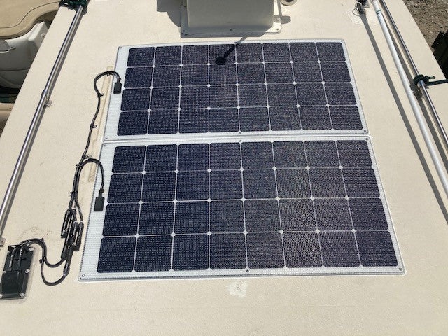 110 Watt Semi-Rigid Marine PV Solar Panel - Premium SunPower Solar Cells