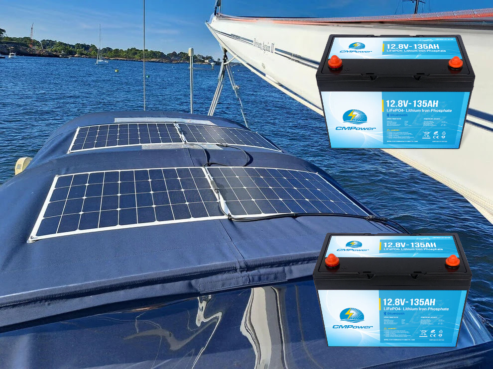 310 Watt Shade Tolerant Complete Power System w/lithium batteries - Sunpower A+ Grade 24.4% Efficient Cells