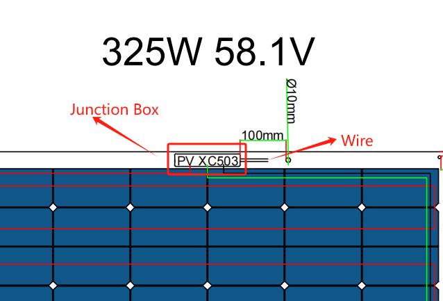 325 Watt Walkable Semi Rigid Shade Tolerant Solar Panel - Sunpower A+ Grade 24.4% Efficient Cells