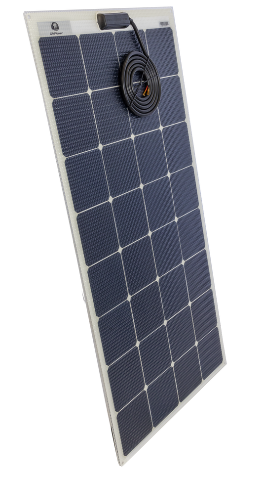 100 Watt Walk On Semi-Rigid Solar Panel - Carbon Fiber Series