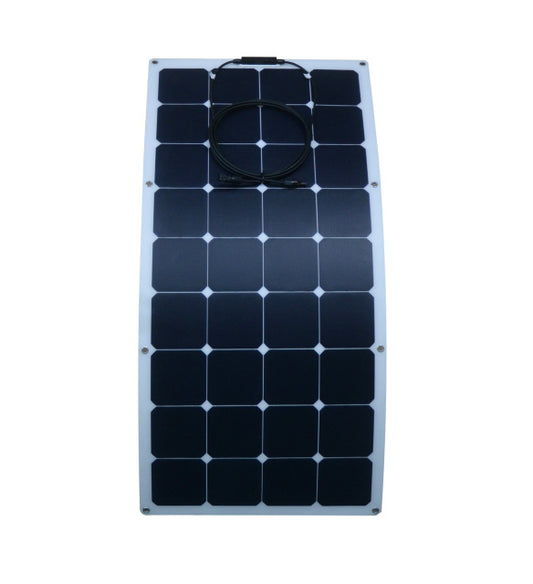 130 Watt Shade Tolerant Flexible Solar Panel - Sunpower A+ Grade 24.4% Efficient Cells