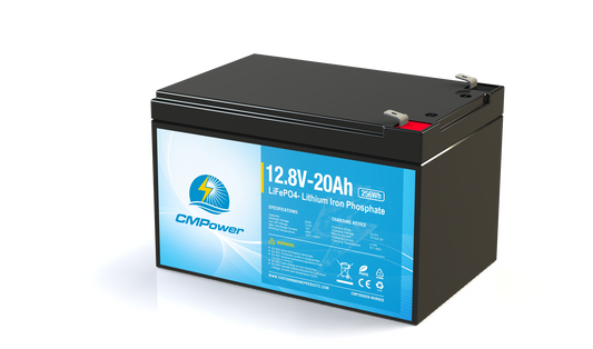 20 Ah 12 Volt 20 amp draw BMS - LiFePO4 Lithium Marine/Mobility Scooter Battery