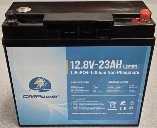 23 Ah LiFePO4 High Power Density Battery