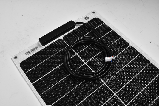 65 Watt Walkable Semi-Rigid Solar Panel - Carbon Fiber Series - Sunpower A+ Grade 24.4% Efficient Cells