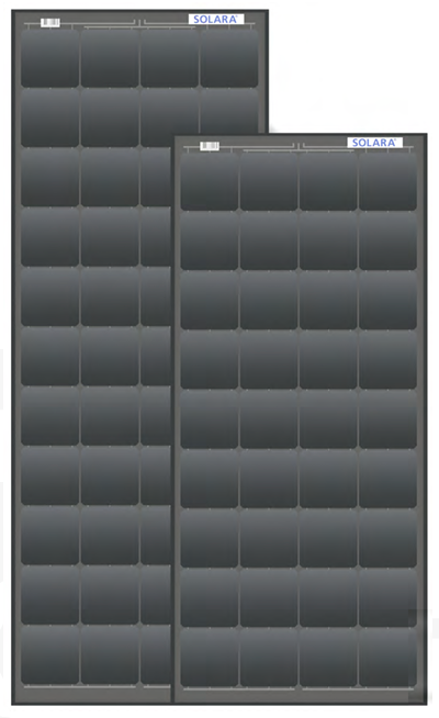 Solara 125w Rigid Ultra Solar Panel