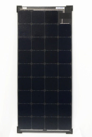 Solara 130w REAR Junction box Power M Solar Panel