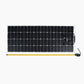 155 Watt Shade Tolerant Flexible Solar Panel - Sunpower A+ Grade 24.4% Efficient Cells